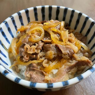 10分で出来る牛丼